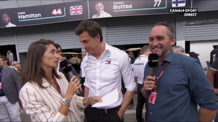La réaction de Toto Wolff après la course