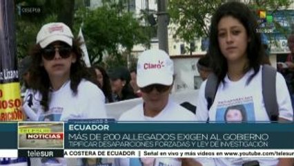 Exigen en Quito aclarar los más de 4 mil casos de desaparecidos