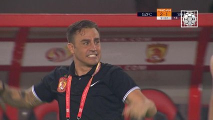 Chine - Yang Liyu délivre le Guangzhou Evergrande