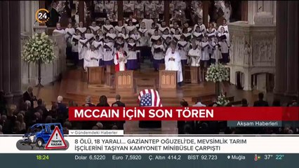 McCain için cenaze töreni düzenlendi