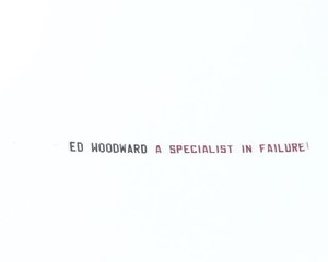 Man United fans fly banner over Turf Moor to protest against Ed Woodward