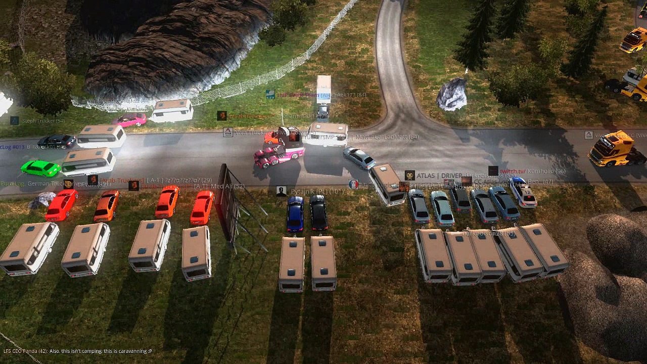Euro Truck Simulator 2 - Convoi Camp with the King du 30 Juin 2018 (Partie 3)