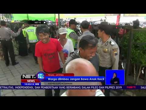 Antrian Pembagian Kupon Daging Kurban Membludak - NET 12