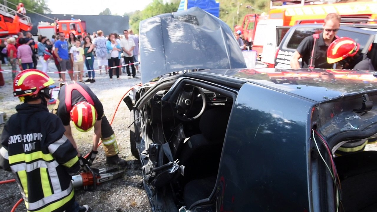 Portes ouvertes chez les pompiers de Dinant