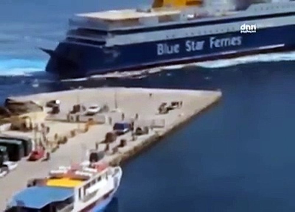 Amazing Ship Docking or Parking Ever