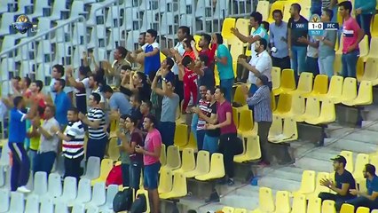 الدورى المصرى - الهدف الاول لصالح سموحة VS بيراميدز 0_1 برأس محمود سيد‬