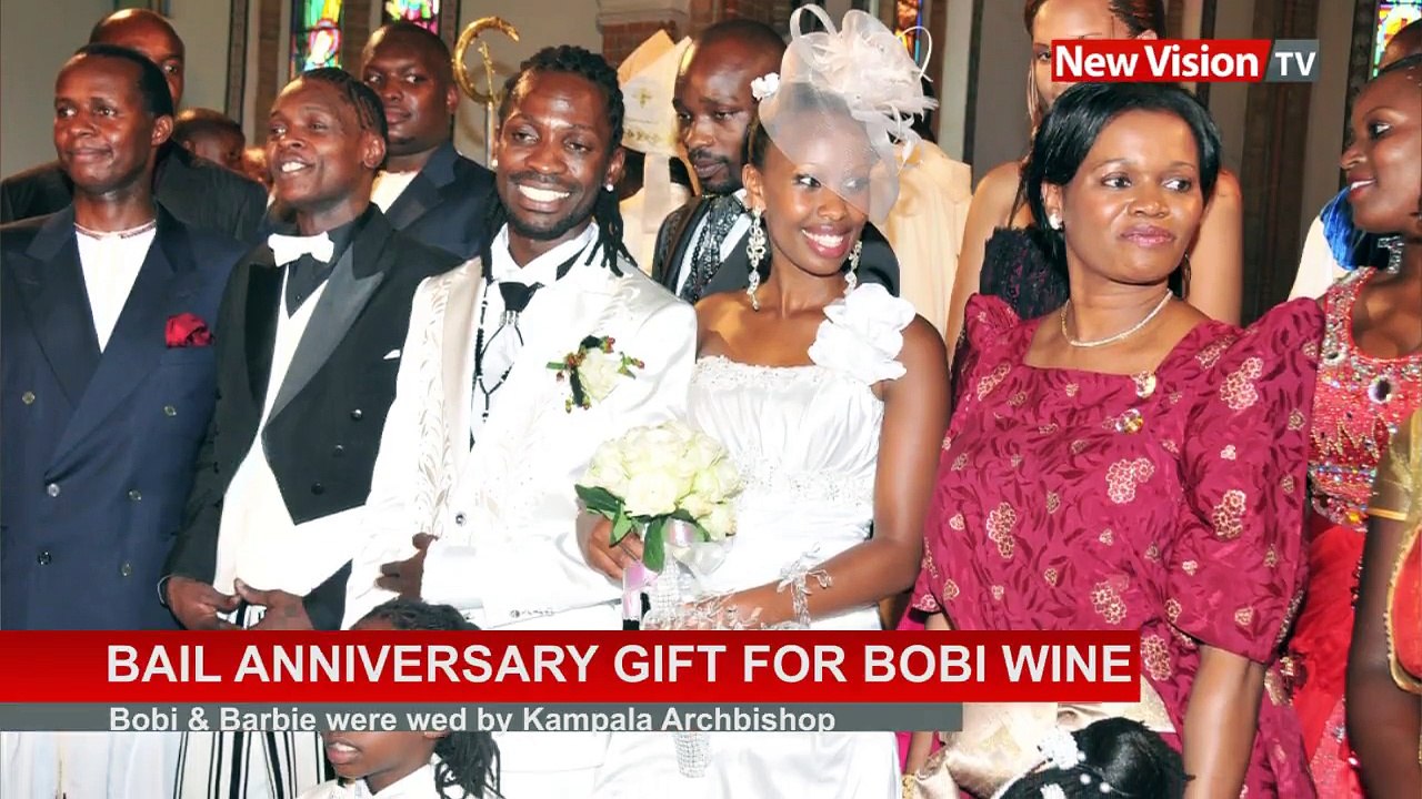 #NewVisionTVBail anniversary gift for Bobi Wine