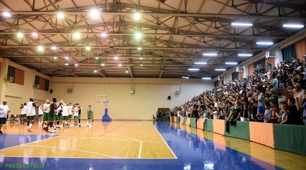 Αποθέωση παικτών Παναθηναϊκού ΟΠΑΠ σε κόσμο