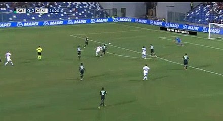 Krzysztof Piatek Goal - Sassuolo 0-1 Genoa 02/09/2018