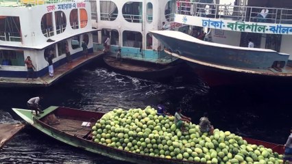 La maitrise de ces marins du Bangladesh est incroyable...