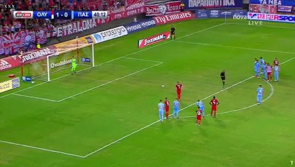 Fortounis K.(Penalty) Goal HD - Olympiakos Piraeus	2-0	Giannina 02.09.2018