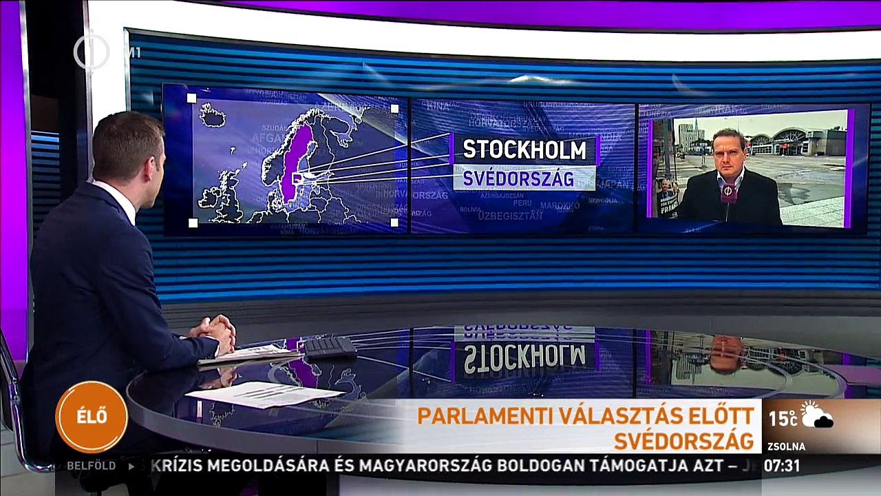 Parlamenti választás előtt Svédország