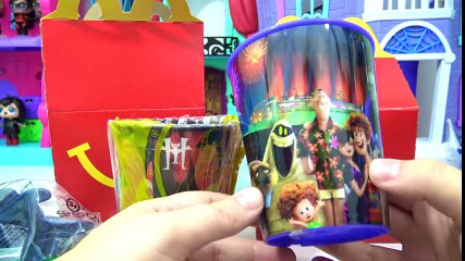 Hotel Transylvania 3 McDonald's Happy Meal Toys with Baby Dennis, Mavis & Johnny