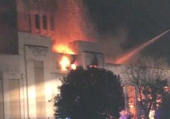 Fire Breaks Out at Historic Liverpool Building