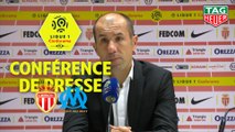Conférence de presse AS Monaco - Olympique de Marseille (2-3) : Leonardo JARDIM (ASM) - Rudi GARCIA (OM) / 2018-19