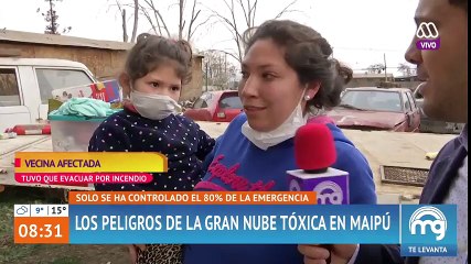 ¡Peligrosa nube tóxica en Maipú! - Mucho gusto 2018
