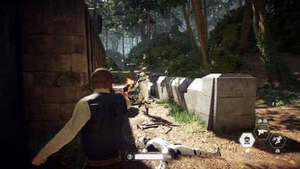 Star Wars Battlefront II, Gameplay Español 9, Batalla en Takodana con Han Solo