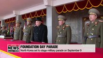 North Korea set to stage military parade on September 9th