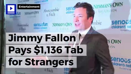 Jimmy Fallon Pays $1,136 Tab for Strangers