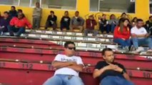 [#ENVIVO]  Finalizó el primer tiempo en el estadio Alejandro Serrano Aguilar. Liga de Quito vence 2-0 al Deportivo Cuenca. Reporta Manuel Quishpe, periodista de
