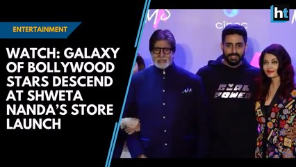 Watch: Suhana Khan, Gauri, Katrina spotted at Shweta Nanda’s store launch