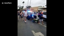 Heavy police presence on scene of Del Mar Fairgrounds shooting