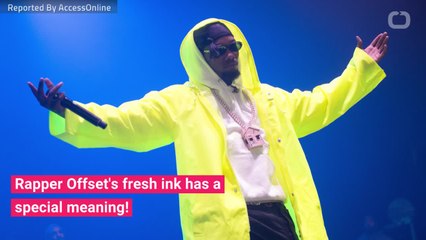 Offset Gets Daughter's Name Tattooed On His Jaw