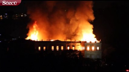 Brezilya'da Ulusal Müze: 'de yangın çıktı