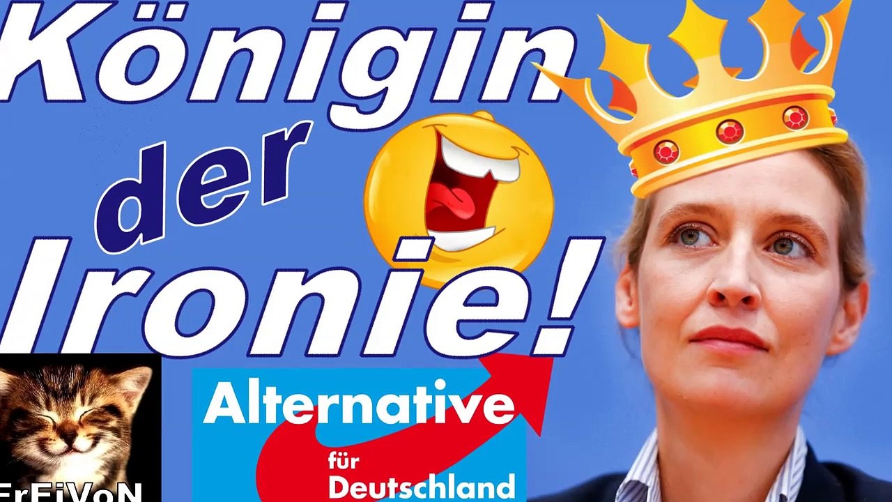 Dr. Alice Weidel - Königin der Ironie!