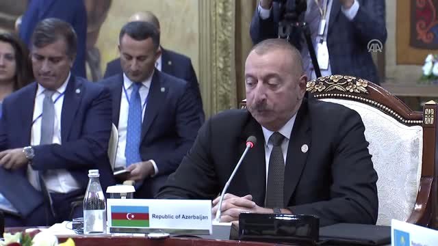 Türk Konseyi 6. Devlet Başkanları Zirvesi - Azerbaycan Cumhurbaşkanı Aliyev - Çolpon