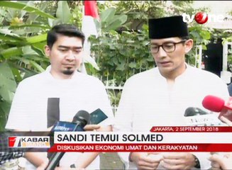Sandiaga Uno Temui Ustaz Solmed