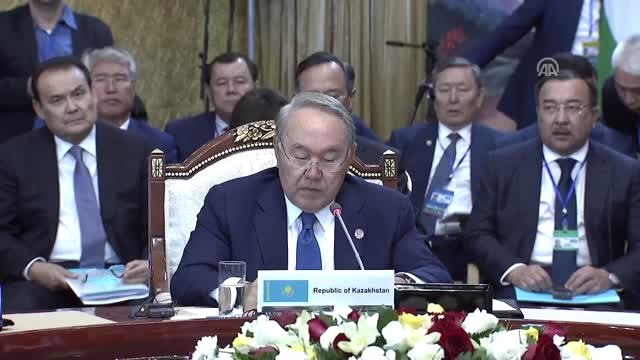 Türk Konseyi 6. Devlet Başkanları Zirvesi - Kazakistan Cumhurbaşkanı Nazarbayev - Çolpon