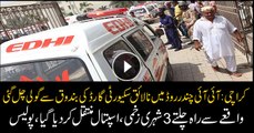 Three injured as security guard accidentally opens fire in Karachi