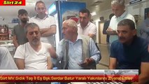 HDP Siirt MV Sıdık Taş İl Eş Bşk Serdar Batur Yaralı Yakınlarını Ziyaret Ettiler