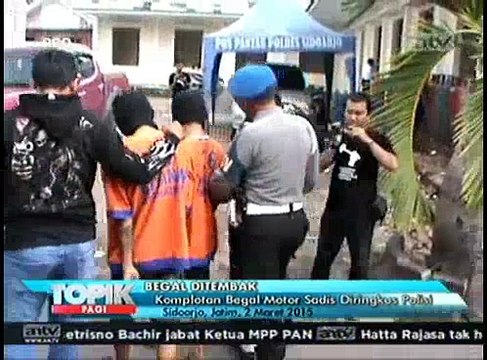 Komplotan Begal Motor Sadis Diringkus Polisi