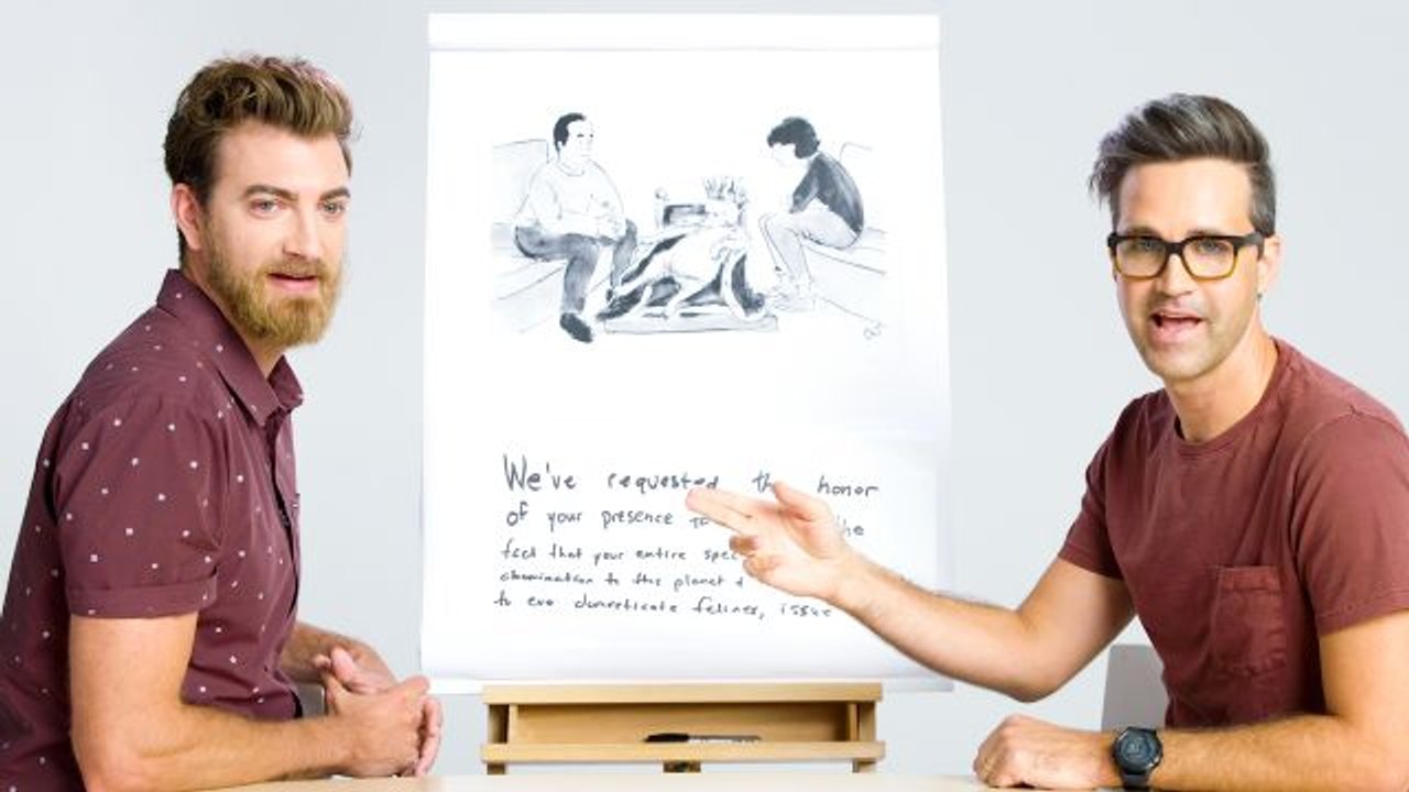 How to Write a New Yorker Cartoon Caption: Rhett and Link Edition