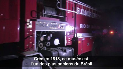 Brésil: un incendie ravage le Musée National de Rio de Janeiro