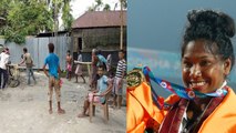 Swapna Barman के Asian Games में Gold जीतते ही रातोंरात बनी गांव की Road | वनइंडिया हिंदी