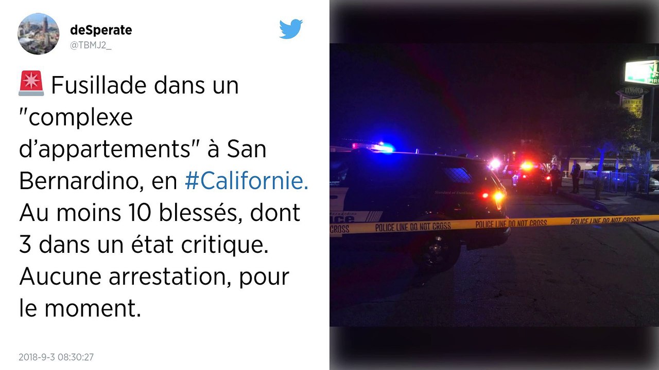 États-Unis. Au moins dix blessés dans une fusillade à San Bernardino, en Californie.