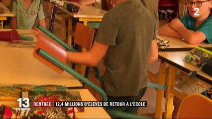Rentrée : 12,4 millions d'élèves de retour à l'école