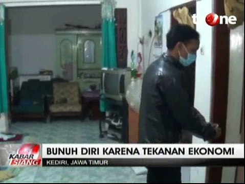Satu Keluarga Tewas Bunuh Diri di Kediri