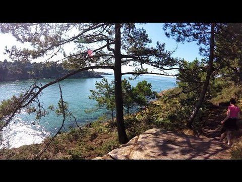 ballade en bord de la rivière et la mer au Belon en Bretagne dans le Finistère