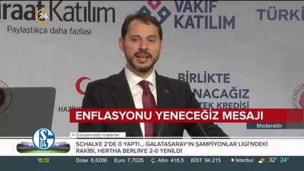 Enflasyonu yeneceğiz mesajı