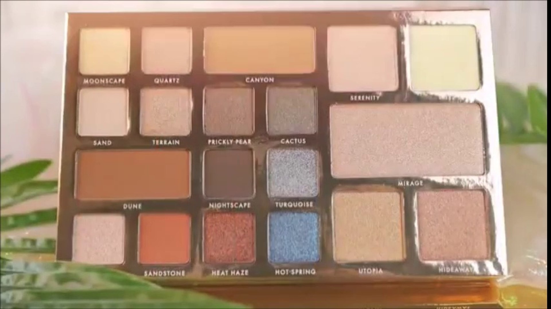 bh cosmetics desert oasis palette