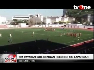 Sibuk Rayakan Kemenangan, Tim Ini Kebobolan Satu Gol