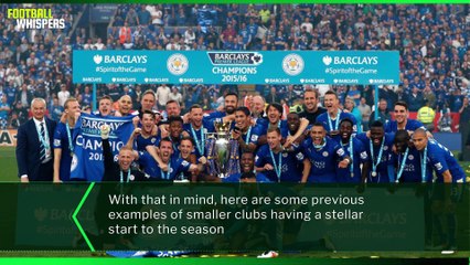 Best starts to the season by non-Top Six side