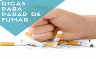 Dicas para parar de fumar