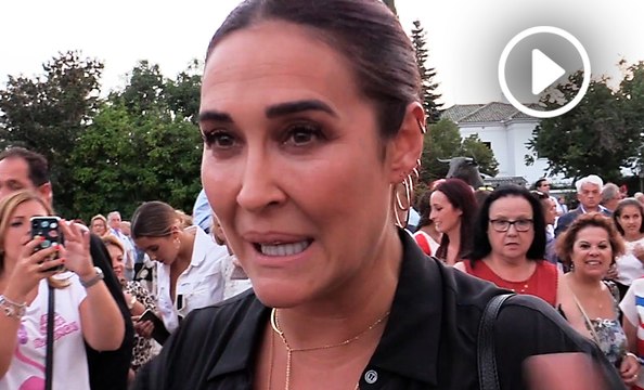 Vicky Martín Berrocal, emocionada tras la corrida Goyesca