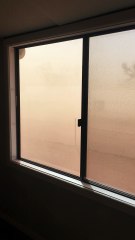 Dust Storm Sweeps Through Drought Ravaged Farm