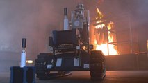 Um robô para ajudar bombeiros em incêndios